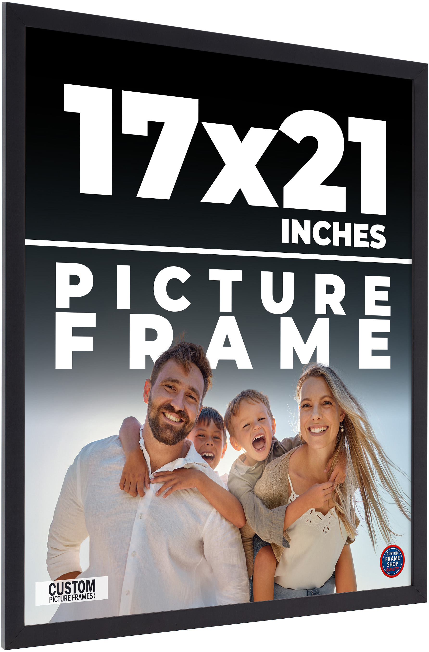 Minimalist Black Frame – UV Acrylic, Backing Board, Hanging Hardware Included
